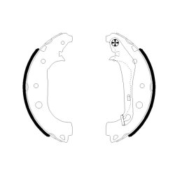 Brake Shoe Set MINTEX MFR733 OE Ref CN152200AA MINTEX