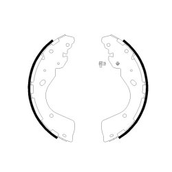 Brake Shoe Set MINTEX MFR735 OE Ref MEAB3J2200BA MINTEX