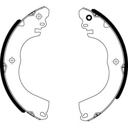 Brake Shoe Set MINTEX MFR737 OE Ref 4600A346