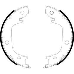 Handbrake Shoe Set MINTEX MFR738 OE Ref 4659047020