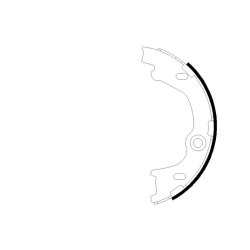 Handbrake Shoe Set MINTEX MFR741 MINTEX