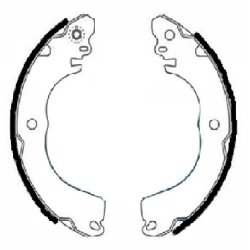 Brake Shoe Set MINTEX MFR748 OE Ref 1606226780 MINTEX