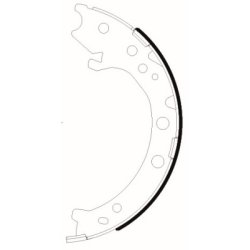 Handbrake Shoe Set MINTEX MFR750 MINTEX