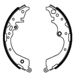 Brake Shoe Set MINTEX MFR753 OE Ref 0449526240 MINTEX