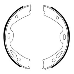 Handbrake Shoe Set MINTEX MFR757 OE Ref 99735299302