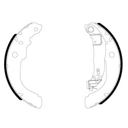 Brake Shoe Set MINTEX MFR760 OE Ref 1619229680 MINTEX