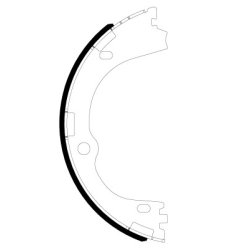 Handbrake Shoe Set MINTEX MFR766 OE Ref 58305D7A00 MINTEX