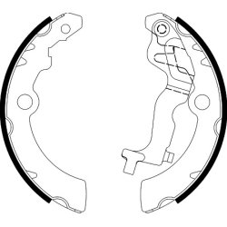 Brake Shoe Set MINTEX MFR780 OE Ref 440604A00F MINTEX