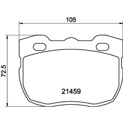 Brake Pad Set MINTEX MLB115 OE Ref RTC5756