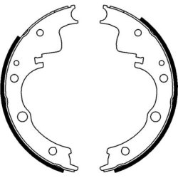 Brake Shoe Set MINTEX MLR45 OE Ref RTC3432