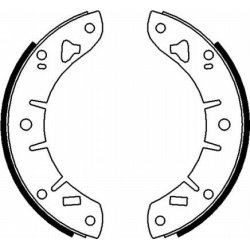 Brake Shoe Set MINTEX MLR47 OE Ref GBS595