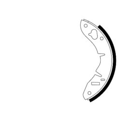 Brake Shoe Set MINTEX MLR5 OE Ref GBS701 MINTEX