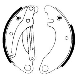 Brake Shoe Set MINTEX MSK010 MINTEX