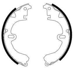 Brake Shoe Set MINTEX MSK200 OE Ref 0449520120 MINTEX