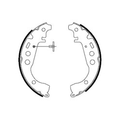 Brake Shoe Set MINTEX MSK231 OE Ref 0449552100 MINTEX