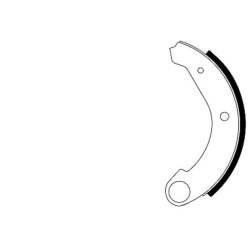 Brake Shoe Set MINTEX MSK284 OE Ref 34211160504 MINTEX