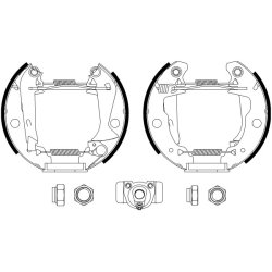 Brake Shoe Set MINTEX MSP014 OE Ref 423846