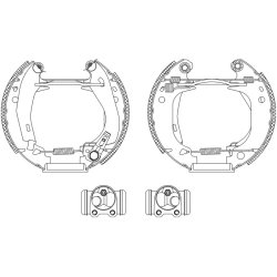 Brake Shoe Set MINTEX MSP033 OE Ref 424157 MINTEX