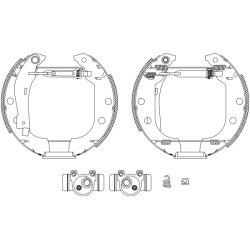 Brake Shoe Set MINTEX MSP035 OE Ref 4241G6 MINTEX