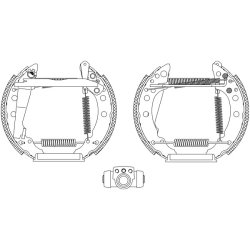 Brake Shoe Set MINTEX MSP047 OE Ref 171698525AX MINTEX