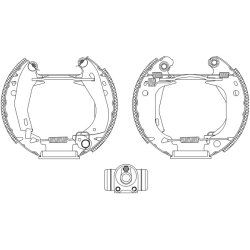 Brake Shoe Set MINTEX MSP055