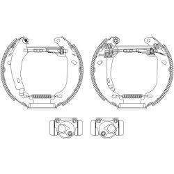 Brake Shoe Set MINTEX MSP058 OE Ref 7701202542 MINTEX