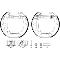 Brake Shoe Set MINTEX MSP066 OE Ref 720466