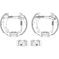 Brake Shoe Set MINTEX MSP067 OE Ref 424125 MINTEX