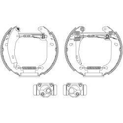 Brake Shoe Set MINTEX MSP072 OE Ref 7701204268