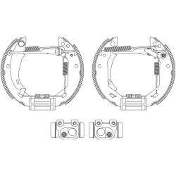Brake Shoe Set MINTEX MSP078 MINTEX
