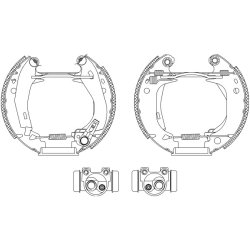 Brake Shoe Set MINTEX MSP081 OE Ref 424173