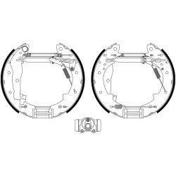 Brake Shoe Set MINTEX MSP089 OE Ref 9064270 MINTEX
