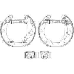 Brake Shoe Set MINTEX MSP098 OE Ref 4406070J20 MINTEX