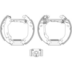 Brake Shoe Set MINTEX MSP108 OE Ref 5888433 MINTEX