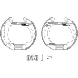Brake Shoe Set MINTEX MSP111 OE Ref 93BB2200CA MINTEX