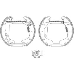 Brake Shoe Set MINTEX MSP124 OE Ref 91149506