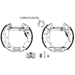 Brake Shoe Set MINTEX MSP129 OE Ref 9064270