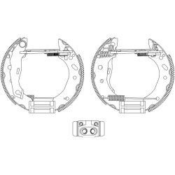 Brake Shoe Set MINTEX MSP157 OE Ref 96FB2200AB MINTEX
