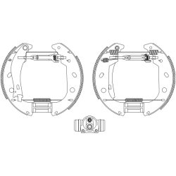 Brake Shoe Set MINTEX MSP161 OE Ref 9947939