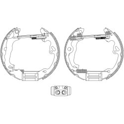 Brake Shoe Set MINTEX MSP174 OE Ref 1121669 MINTEX