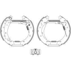 Brake Shoe Set MINTEX MSP175 OE Ref 4241H6 MINTEX