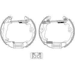 Brake Shoe Set MINTEX MSP187 OE Ref 1126158