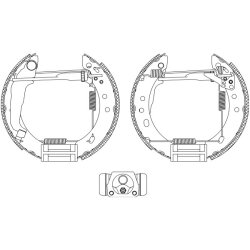 Brake Shoe Set MINTEX MSP189 OE Ref 4406099B26 MINTEX