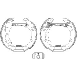 Brake Shoe Set MINTEX MSP243 OE Ref 7701206430 MINTEX