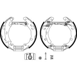Brake Shoe Set MINTEX MSP245 OE Ref 4241L7 MINTEX