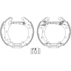 Brake Shoe Set MINTEX MSP246 OE Ref 4241L7