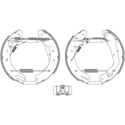 Brake Shoe Set MINTEX MSP249 OE Ref 1960416 MINTEX