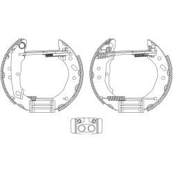 Brake Shoe Set MINTEX MSP278 OE Ref 6500943 MINTEX