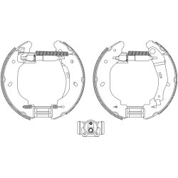 Brake Shoe Set MINTEX MSP285 OE Ref 4095038