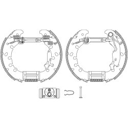 Brake Shoe Set MINTEX MSP296 OE Ref 4241P0 MINTEX